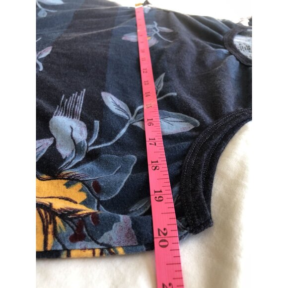 Levis Floral Tank Top Mens Large White Tab Tropical Vacation Beach Surf Summer - Picture 5 of 6